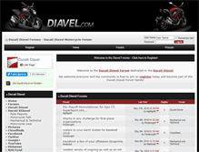 Tablet Screenshot of diavel.com